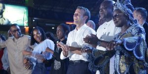 Macron-at-the-Afrika-Shrine-with-Lagos-State-Governor-Ambode
